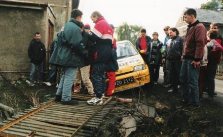 Jacek Sikora i Marek Kaczmarek - Fiat Cinquecento Sporting.